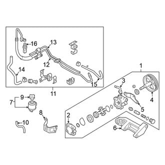 Nissan OE - Steering Gear & Linkage - Pump & Hoses