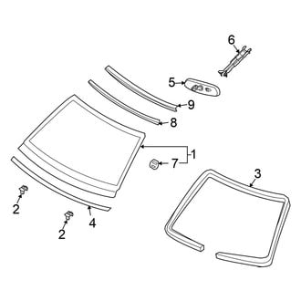 Nissan OE - Windshield - Glass