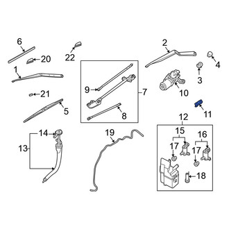 Nissan OE - Front Right Wiper Arm