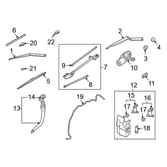 Nissan OE - Windshield - Wiper & Washer Components