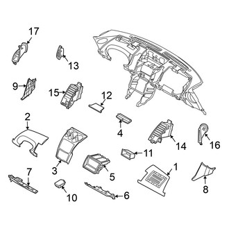 Nissan OE - Instrument Panel Components (Coupe)