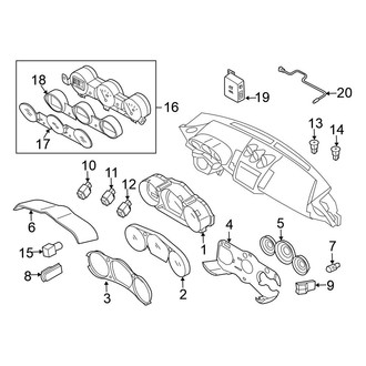 Nissan OE - Instrument Panel - Cluster & Switches