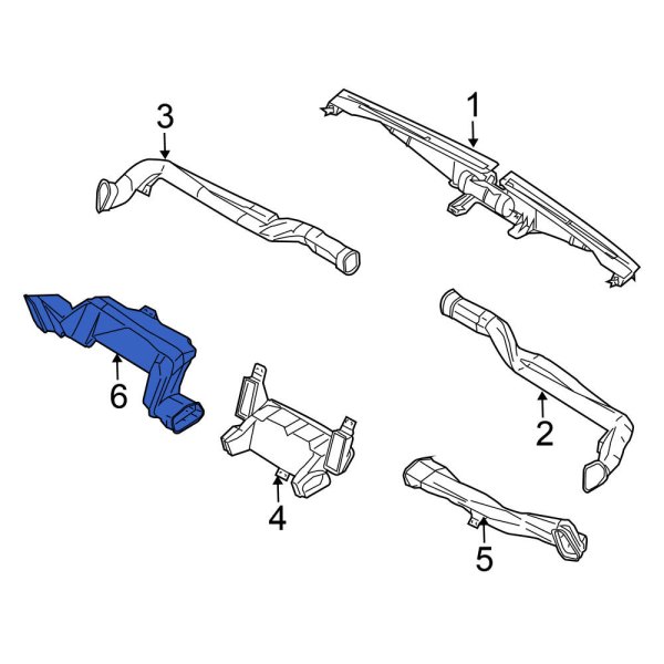 Instrument Panel Air Duct