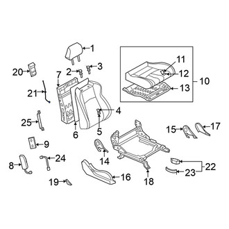 Nissan OE - Right Power Seat Wiring Harness