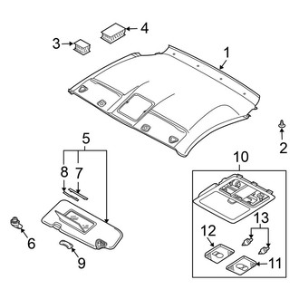 Nissan OE - Roof - Interior Trim (To 11/06)