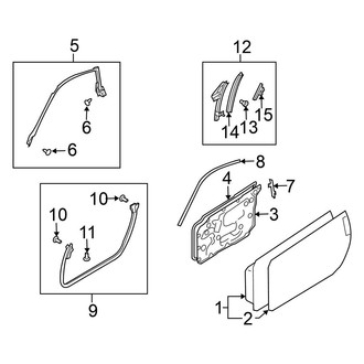 Nissan OE - Door & Components