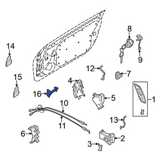 Nissan OE - Front Door Check