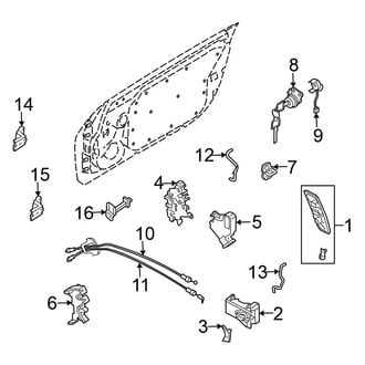 Nissan OE - Door - Lock & Hardware