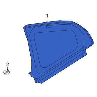 Nissan OE - Rear Left Quarter Glass