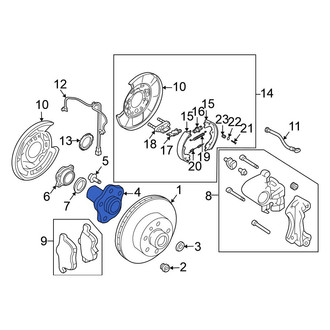 Nissan OE - Rear Wheel Hub