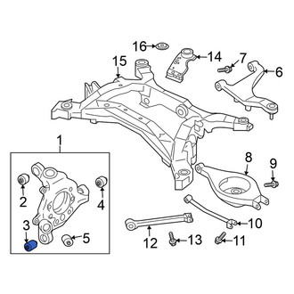 Nissan OE - Rear Suspension Knuckle Bushing