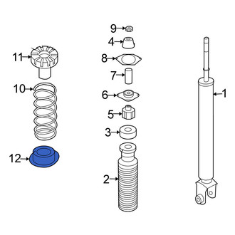 Nissan OE - Rear Lower Coil Spring Insulator