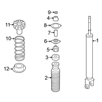 Nissan OE - Rear Suspension - Shocks & Components