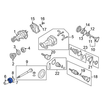 Nissan OE - Rear Outer Differential Pinion Bearing