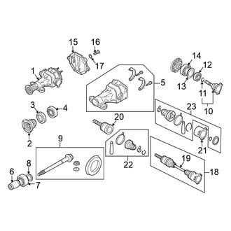 Nissan OE - Rear Suspension - Axle & Differential (With Limited Slip)
