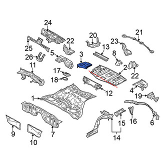 Nissan OE - Rear Right Floor Extension
