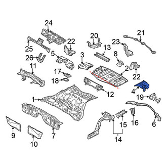 Nissan OE - Rear Left Floor Extension