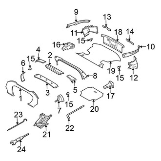 Nissan OE - Rear Body & Floor - Interior Trim