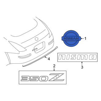 Nissan OE - Rear Hatch Emblem