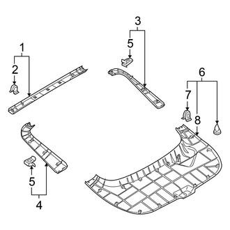 Nissan OE - Lift Gate - Interior Trim