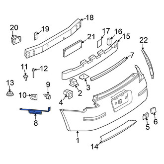 Nissan OE - Right Bumper Cover Bracket