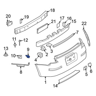 Nissan OE - Bumper Cover Retainer
