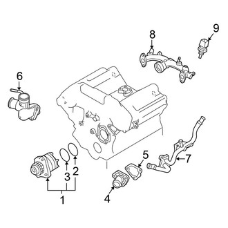 Nissan OE - Cooling - Water Pump (From 11/06), (Coupe)