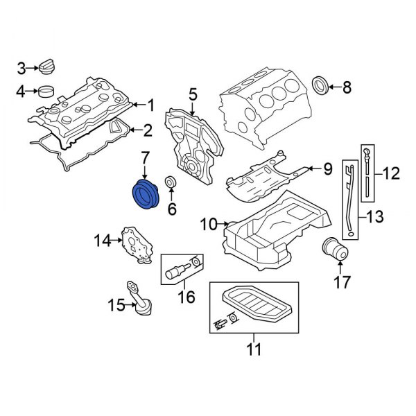 Engine Crankshaft Pulley