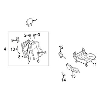Nissan OE - Right Power Seat Wiring Harness