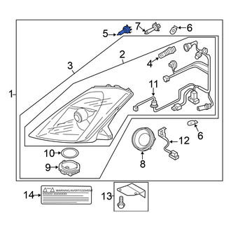 Nissan OE - Front Headlight Bulb
