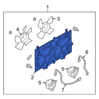 Nissan OE - Engine Cooling Fan Shroud