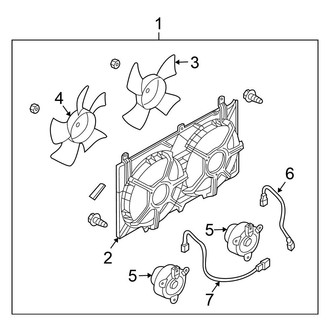 Nissan OE - Cooling Fan (Convertible)