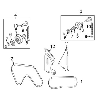 Nissan OE - Cooling - Belts & Pulleys (To 11/06), (Convertible)