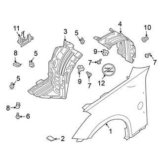 Nissan OE - Fender & Components (Convertible)