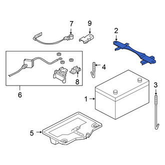 Nissan OE - Battery Hold Down