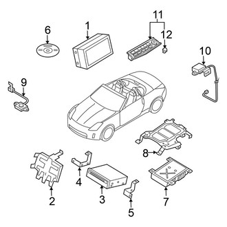 Nissan OE - Electrical - Navigation System Components (Convertible)
