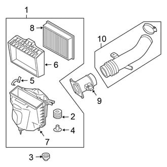 Nissan OE - Engine - Air Intake (To 11/06), (Convertible)
