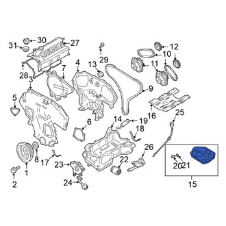 Nissan OE - Lower Engine Oil Pan