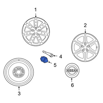 Nissan OE - Wheel Lug Nut