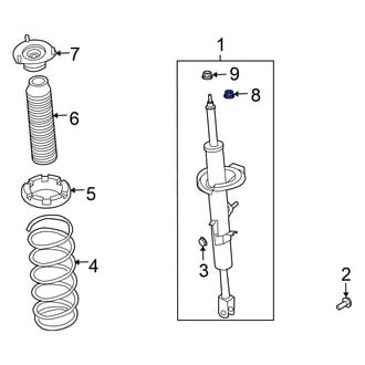 Nissan OE - Suspension Strut Mount Nut