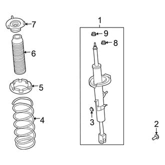 Nissan OE - Front Suspension - Struts & Components (Convertible)