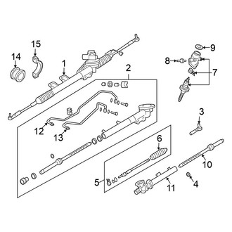 Nissan OE - Steering Gear & Linkage (Convertible)