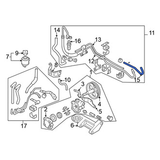 Nissan OE - Power Steering Return Hose