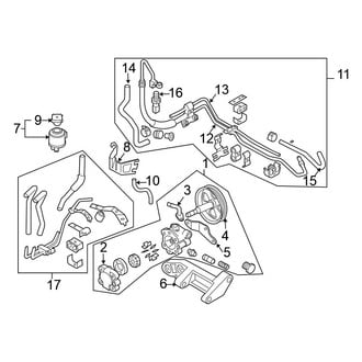 Nissan OE - Steering Gear & Linkage - Pump & Hoses (Convertible)