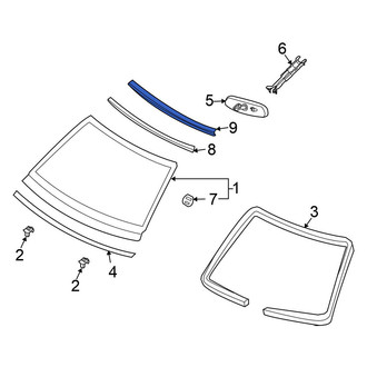 Nissan OE - Windshield Molding Clip