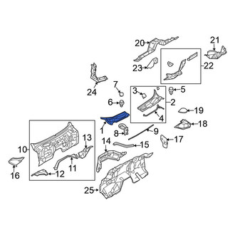 Nissan OE - Right Cowl Cover