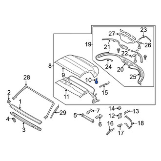 Nissan OE - Convertible Top Screw