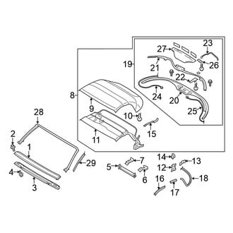 Nissan OE - Convertible/Soft Top - Cover & Components (Convertible)
