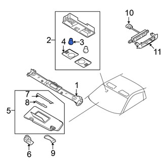 Nissan OE - Rear Trunk Light Bulb