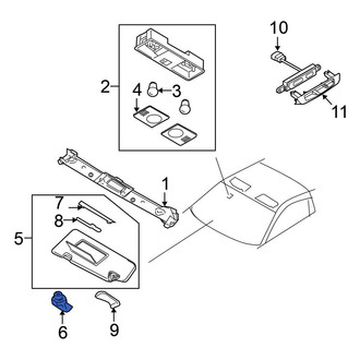 Nissan OE - Sun Visor Holder